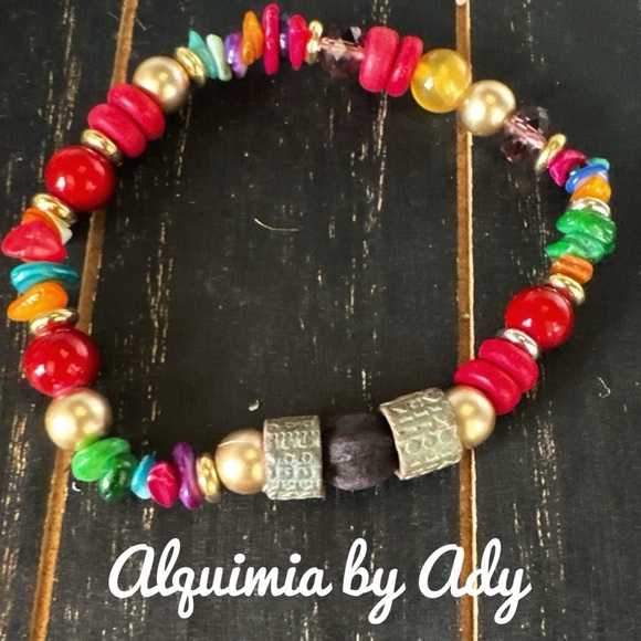 Alquimia by Ady Multicolor Beaded Bracelet - Picture 1 of 1